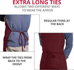 Utopia Kitchen 2 Pack Bib Apron, Adjustable - Image 6