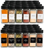 SAVVY & SORTED Glass Spice Jars - 4 Oz Spice Containers with 374 Minimalist - Image 7