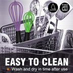 Walfos Mini Silicone Whisk, Heat Resistant - Image 9