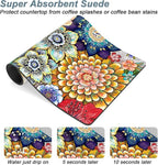 Rnivvi Coffee Mat, Hide Stain Rubber Backed Absorbent Dish Drying Pad - Image 3