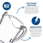 Carlisle FoodService Products Versapour Clear Pitcher Tall Pitcher - Image 3