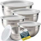 Baker's Signature Stainless Steel Mixing Bowls by BakersSignature