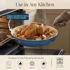 Gotham Steel 14 Inch Non Stick Frying Pans, Family Sized Non Stick Skillet - Image 6