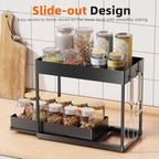 Simple Trending Under Sink Organizer 2 Pack, Sink Pull-Out Sliding Storage - Image 4