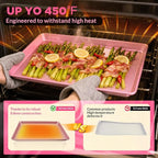 Professional Non-Stick Baking Sheets Set, 3-Piece Heavy Duty Carbon Steel - Image 7