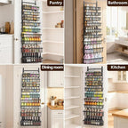 POKIPO 9 Tier Over The Door Pantry Organizer, 2 in 1 Wall Mount or Hanging - Image 7