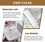 E-far Baking Sheet with Wire Rack, Stainless Steel Cookie Sheets Pan & Cooling - Image 6