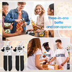 Gisafai 8 Pcs Can Opener, 3-in-1 Multifunctional Manual Can Openers, Stainless - Image 4
