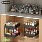 Across-Star Expandable Pull Out Spice Rack - Image 5
