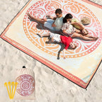 HIHOHO Beach Blanket Waterproof Sandproof Extra Large Beach Mat 79" X - Image 6