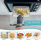 TeamFar Cooling Rack, 8.75” x 6.25” Stainless Steel Wire Baking Rack - Image 4