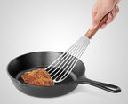 New Star Foodservice 43068 Wood Handle Fish Spatula, 6.5" Blade - Image 5