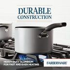 Farberware Cookstart DiamondMax Nonstick Straining Saucepan, Dishwasher Safe - Image 4