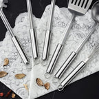 6-Piece Kitchen Cooking Utensils Set, Stainless Steel Kitchen Utensils - Image 6