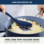 GreenPan Silicone Solid Spoon, Mixing Stirring Serving, Cooking Kitchen Utensil - Image 3