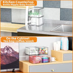 Yieach 8 Pack Small Stackable Storage Bins, Medicine Cabinet Organizer - Image 8