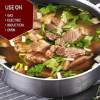 LOLYKITCH 6QT Tri-Ply Stainless Steel Sauté Pan - Image 3