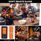 Wireless Meat Thermometer for Grilling and Smoking, Food Thermometer for BBQ - Image 3