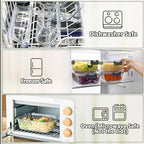 Glass Meal Prep Containers, MCIRCO Glass Food Storage Containers, Airtight - Image 4