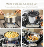 KOCH SYSTEME CS 14 Piece Stainless Steel Cookware Set - Image 4