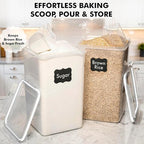 WHITE FEATHER SUPPLIES 2 PC Large Food Storage Containers - Image 4