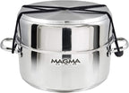 Magma 7 Piece Gourmet Nesting Stainless Steel Cookware Set - Image 3