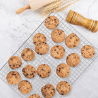 E-far Baking Sheet with Wire Rack Set, 17.6” x 13” Stainless Steel Cookie Sheet - Image 5