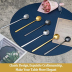 12 Pcs Teaspoons Set, 6.7 Inch Black Tea Spoons Long Handle, Food Grade - Image 6
