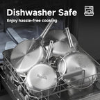 12 Inch Stainless Steel Pan - Image 5