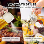 2 In 1 Oil Dispenser And Oil Sprayer, 16 Oz/470 Ml Oil Dispenser - Image 2
