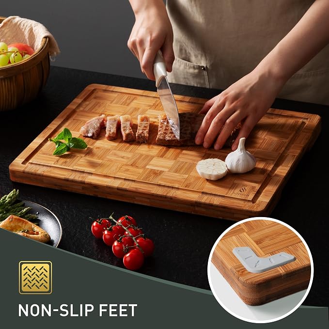 Bamboo Cutting Boards Non Toxic Wood Wooden Cutting Board - Image 2