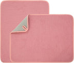 2 Pack Microfiber Dish Drying Mat by VESHE