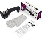 4-in-1 Kitchen Knife Accessories: 3-Stage Knife Sharpener Helps Repair - Image 4
