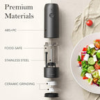 Ultrean Salt and Pepper Grinder Set, Rechargeable Salt and Pepper Shakers - Image 5