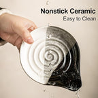 Large Ceramic Spoon Rest for Stove Top & Kitchen Counter, Heat-Resistant Spoon - Image 2