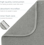 S&T INC. Dish Drying Mat XL, 18” x 24”, Absorbent Microfiber Kitchen Counter Mat - Image 3