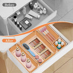 SpaceHacks 25 PCS Plastic Drawer Organizer Set, 4-Size Versatile Organizer - Image 4