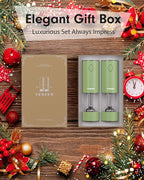 TOMEEM Upgraded Larger Capacity Electric Salt and Pepper Grinder Set - Image 9
