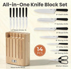 SMIRLY 14-Piece Kitchen Knife Set - Image 2