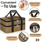 Double Insulated Casserole Carrier, Portable Casserole Carrier - Image 3