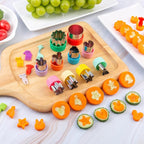 Fruit Cutters Shapes for Kids 22 Pcs, Mini Cookie Cutters Set, Vegetable Cutter - Image 2