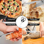 Kitchen Gadgets Utensils Set for Home, iBayam 8.5" Kitchen Scissors - Image 7
