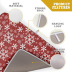 Christmas Dish Drying Mat for Kitchen Counter 24x18 Inch Xmas Snowflake Drying - Image 3