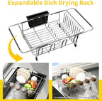 PureBox Expandable Over The Sink Dish Drying Rack - Image 2