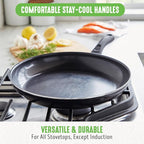 GreenLife 16 Piece Nonstick Cookware Set, Soft Grip Non-Toxic PFAS-Free Ceramic - Image 6