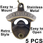 Antique Bronze Beer Cap Opener Moubtable - Image 2
