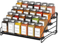 BOIVSHI 4 Tier Spice Rack for Cabinet, Spice Rack Organizer, Depth Adjustable by BOIVSHI