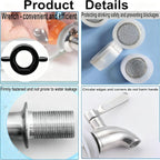Lulonpon 1 Pieces Dispenser Faucets, Stainless Steel Spigot - Image 5