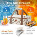 Lifewit Insulated Single Decker Casserole Carrier, Lasagna Lugger Holder - Image 3