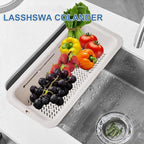 LASSHSWA Collapsible Colander for Kitchen, Over the Sink Strainer Basket for - Image 2